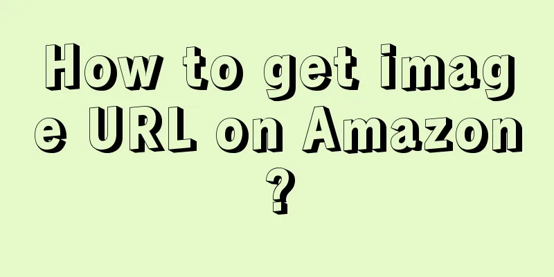 How to get image URL on Amazon?