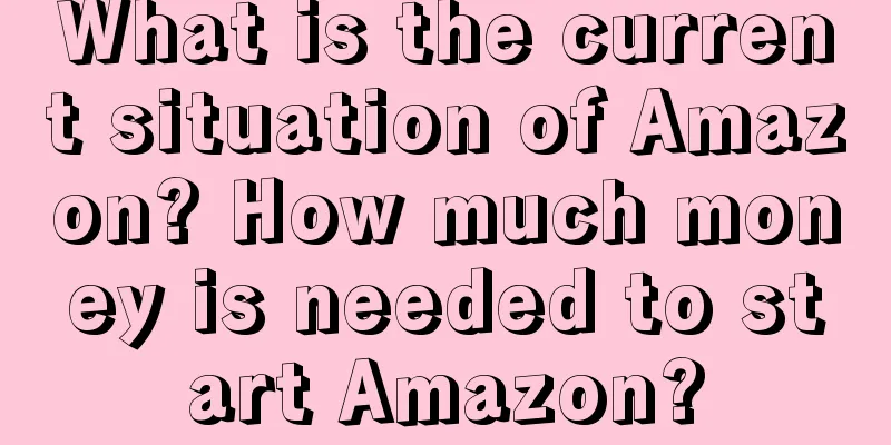 What is the current situation of Amazon? How much money is needed to start Amazon?
