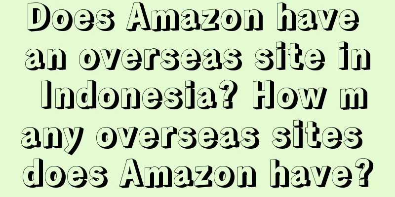 Does Amazon have an overseas site in Indonesia? How many overseas sites does Amazon have?