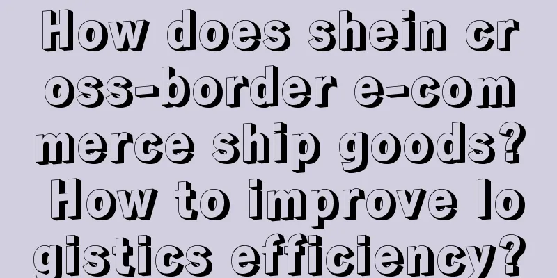 How does shein cross-border e-commerce ship goods? How to improve logistics efficiency?
