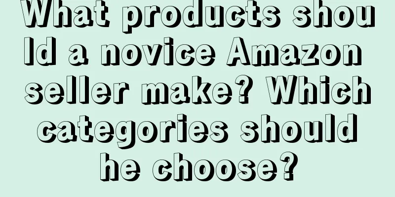 What products should a novice Amazon seller make? Which categories should he choose?