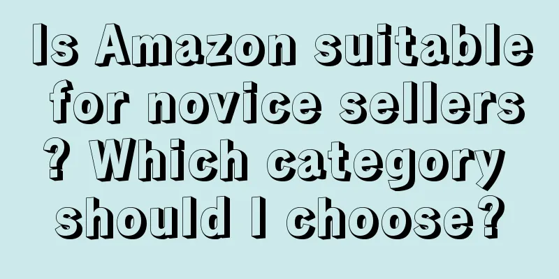 Is Amazon suitable for novice sellers? Which category should I choose?