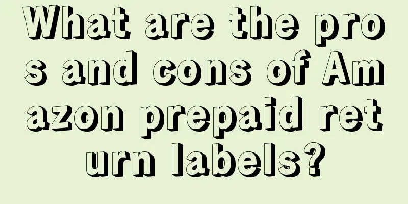 What are the pros and cons of Amazon prepaid return labels?