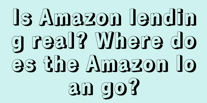 Is Amazon lending real? Where does the Amazon loan go?