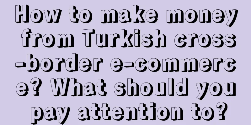 How to make money from Turkish cross-border e-commerce? What should you pay attention to?