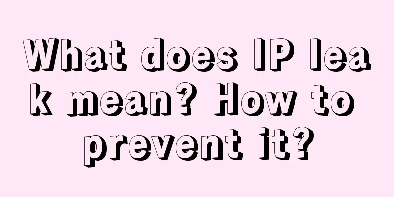 What does IP leak mean? How to prevent it?