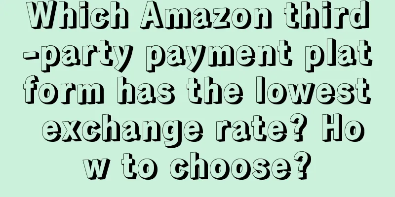 Which Amazon third-party payment platform has the lowest exchange rate? How to choose?