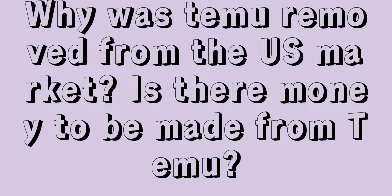 Why was temu removed from the US market? Is there money to be made from Temu?