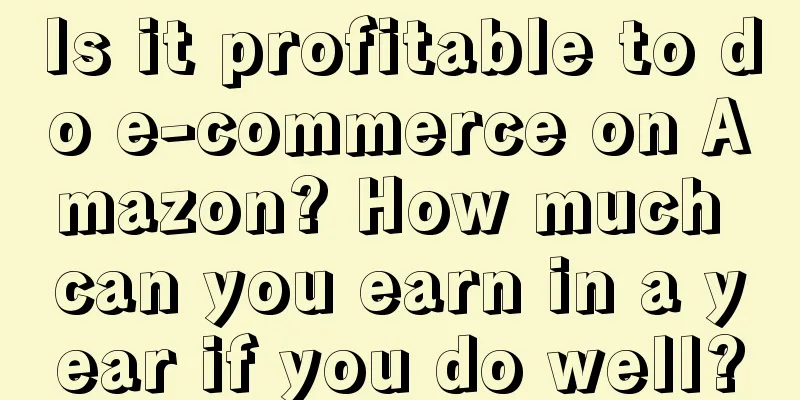 Is it profitable to do e-commerce on Amazon? How much can you earn in a year if you do well?