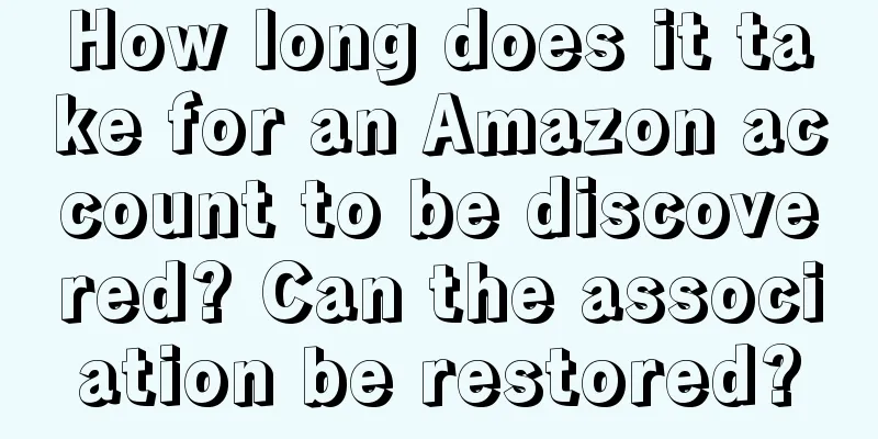 How long does it take for an Amazon account to be discovered? Can the association be restored?