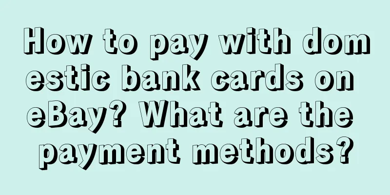 How to pay with domestic bank cards on eBay? What are the payment methods?