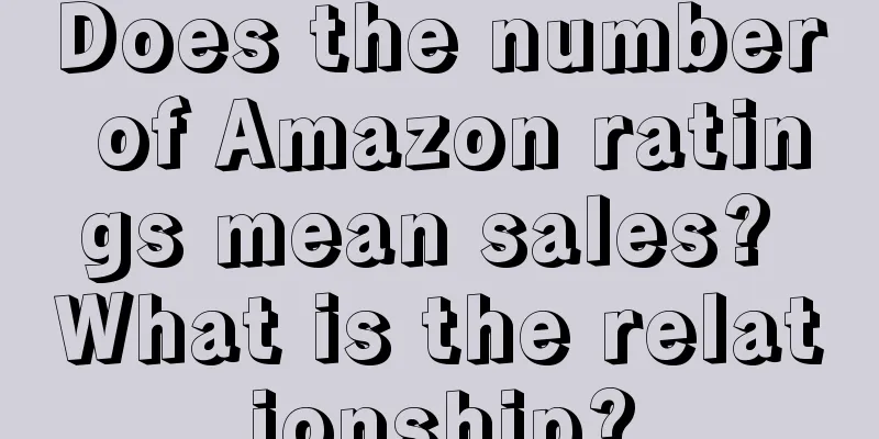 Does the number of Amazon ratings mean sales? What is the relationship?