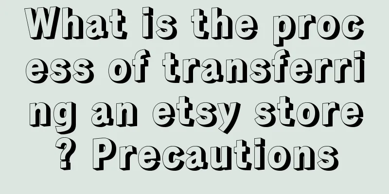 What is the process of transferring an etsy store? Precautions