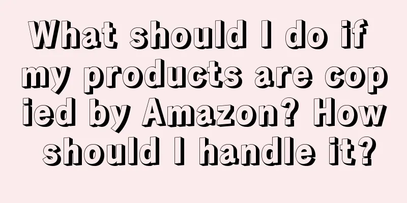 What should I do if my products are copied by Amazon? How should I handle it?