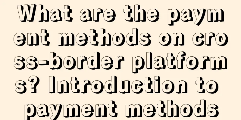 What are the payment methods on cross-border platforms? Introduction to payment methods