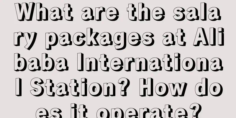 What are the salary packages at Alibaba International Station? How does it operate?