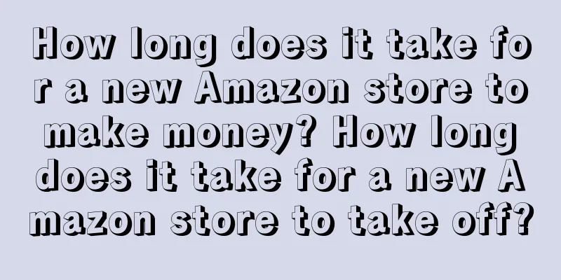 How long does it take for a new Amazon store to make money? How long does it take for a new Amazon store to take off?