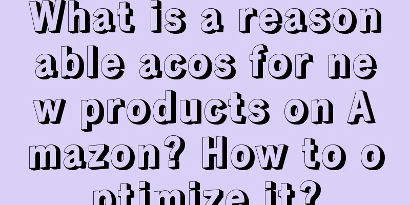 What is a reasonable acos for new products on Amazon? How to optimize it?