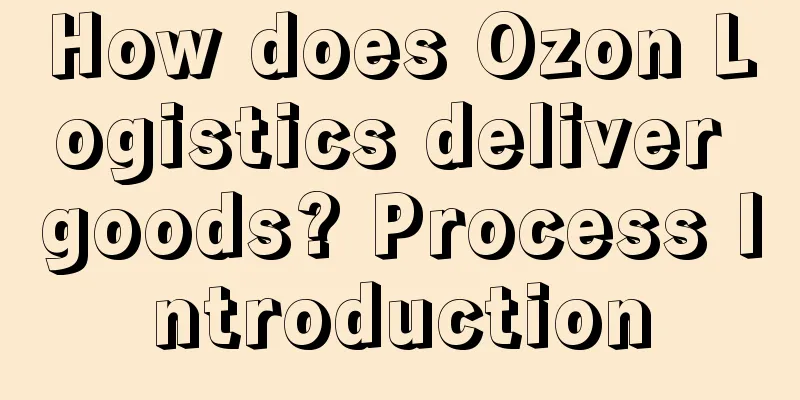 How does Ozon Logistics deliver goods? Process Introduction
