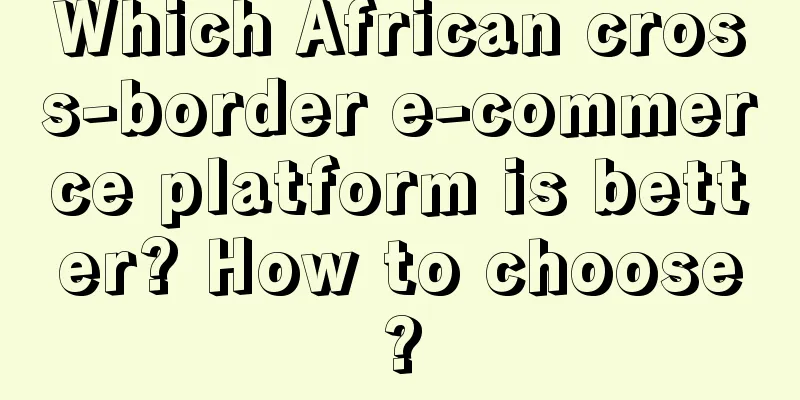 Which African cross-border e-commerce platform is better? How to choose?