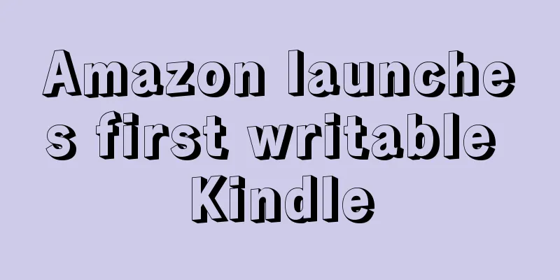 Amazon launches first writable Kindle