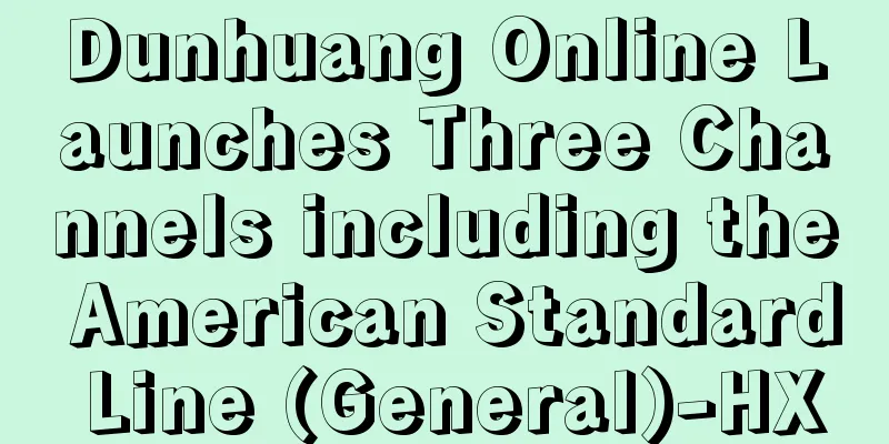 Dunhuang Online Launches Three Channels including the American Standard Line (General)-HX