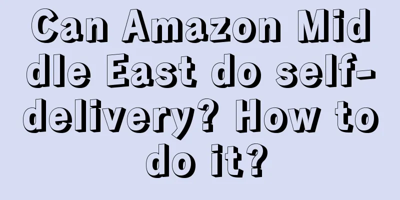 Can Amazon Middle East do self-delivery? How to do it?