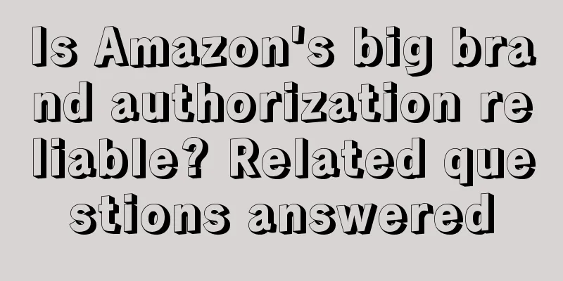 Is Amazon's big brand authorization reliable? Related questions answered