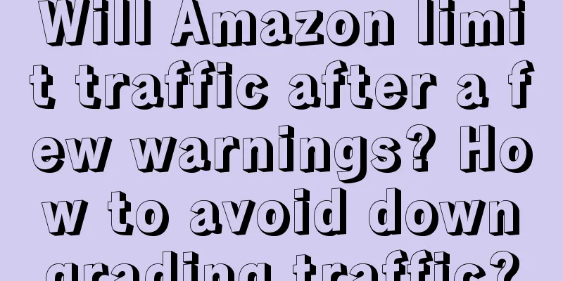 Will Amazon limit traffic after a few warnings? How to avoid downgrading traffic?