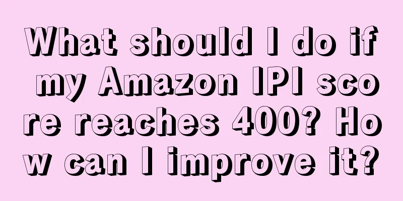 What should I do if my Amazon IPI score reaches 400? How can I improve it?