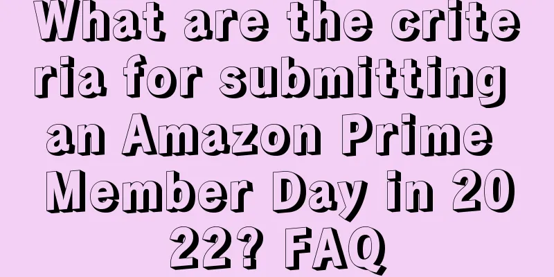 What are the criteria for submitting an Amazon Prime Member Day in 2022? FAQ