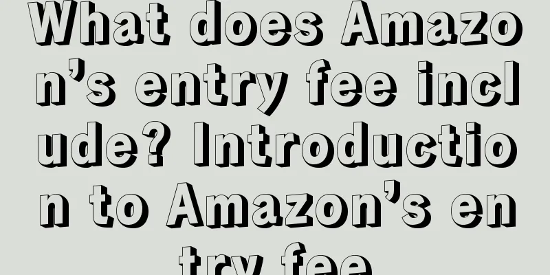 What does Amazon’s entry fee include? Introduction to Amazon’s entry fee