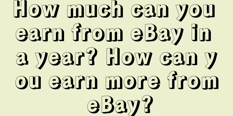 How much can you earn from eBay in a year? How can you earn more from eBay?