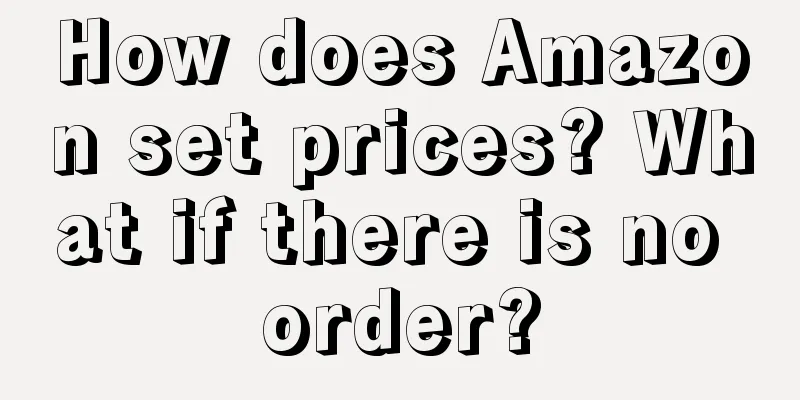 How does Amazon set prices? What if there is no order?