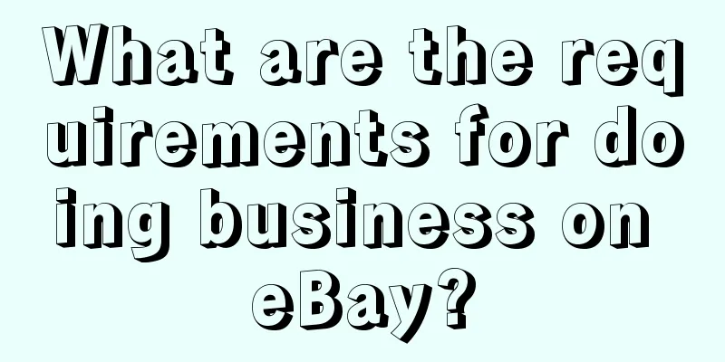 What are the requirements for doing business on eBay?