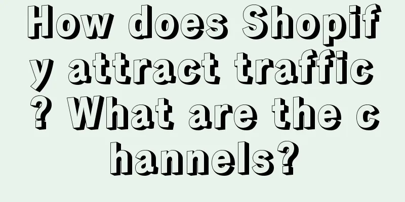 How does Shopify attract traffic? What are the channels?