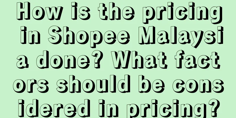 How is the pricing in Shopee Malaysia done? What factors should be considered in pricing?