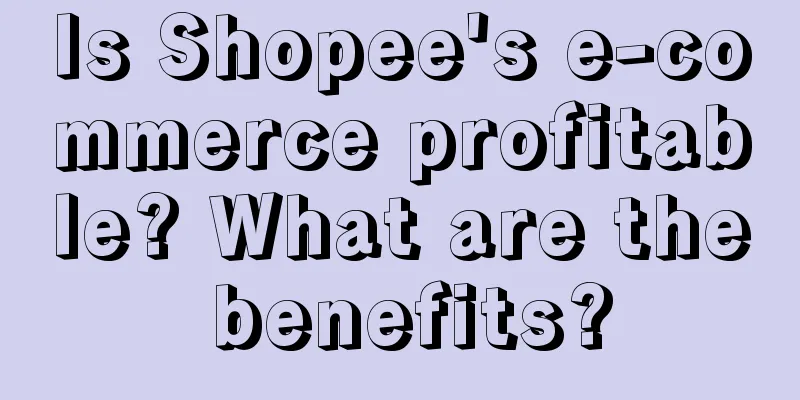 Is Shopee's e-commerce profitable? What are the benefits?