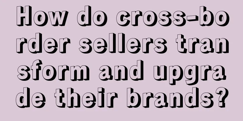 How do cross-border sellers transform and upgrade their brands?