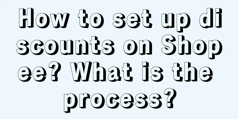 How to set up discounts on Shopee? What is the process?