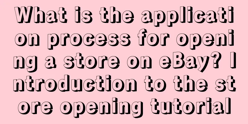 What is the application process for opening a store on eBay? Introduction to the store opening tutorial
