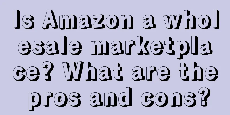 Is Amazon a wholesale marketplace? What are the pros and cons?