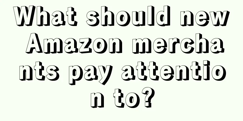 What should new Amazon merchants pay attention to?
