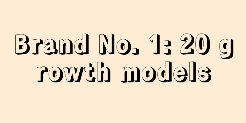 Brand No. 1: 20 growth models