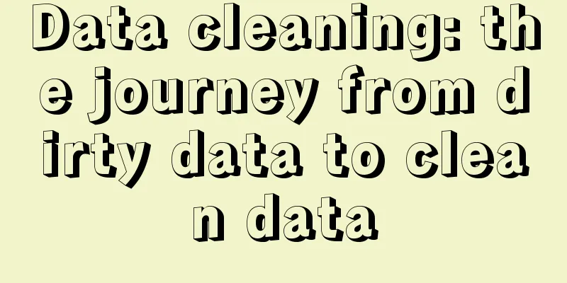 Data cleaning: the journey from dirty data to clean data