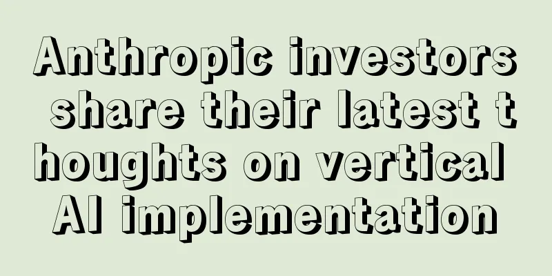 Anthropic investors share their latest thoughts on vertical AI implementation