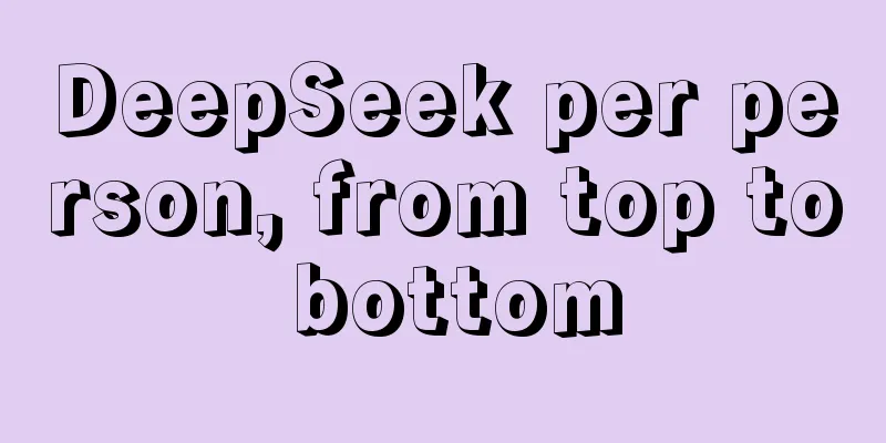 DeepSeek per person, from top to bottom