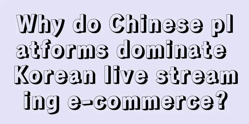 Why do Chinese platforms dominate Korean live streaming e-commerce?