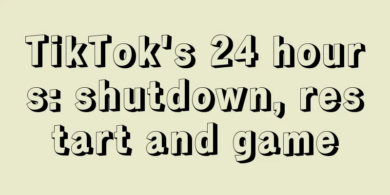 TikTok's 24 hours: shutdown, restart and game