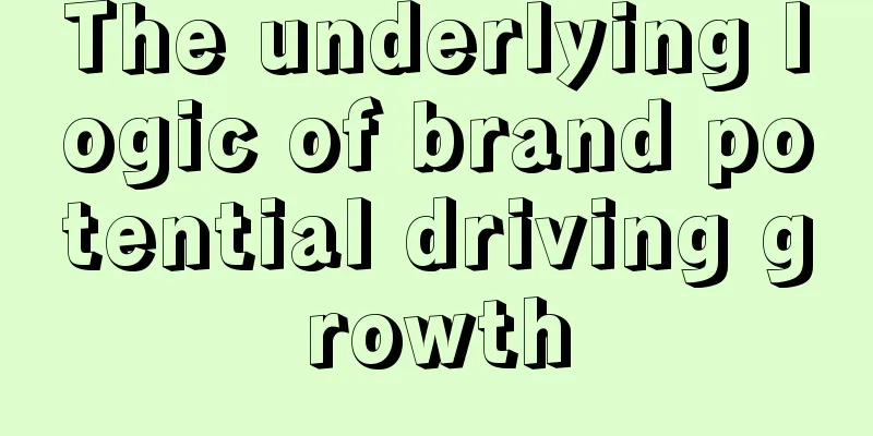The underlying logic of brand potential driving growth
